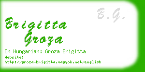 brigitta groza business card